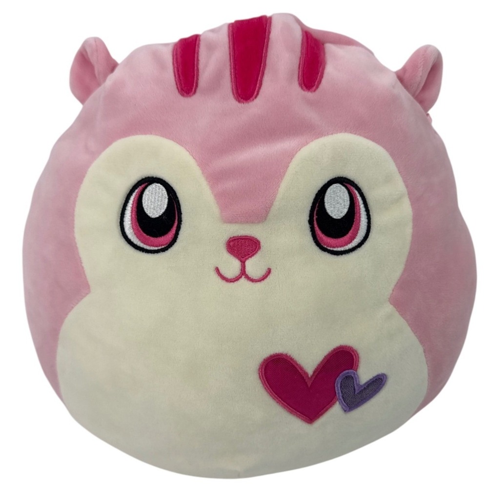 Squishmallows Rare Sarah Squirrel Heart Plush Toy 12 Inch Valentine